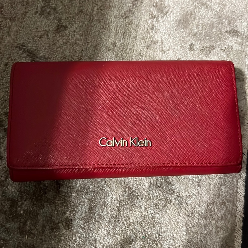 Calvin Klein red wallet